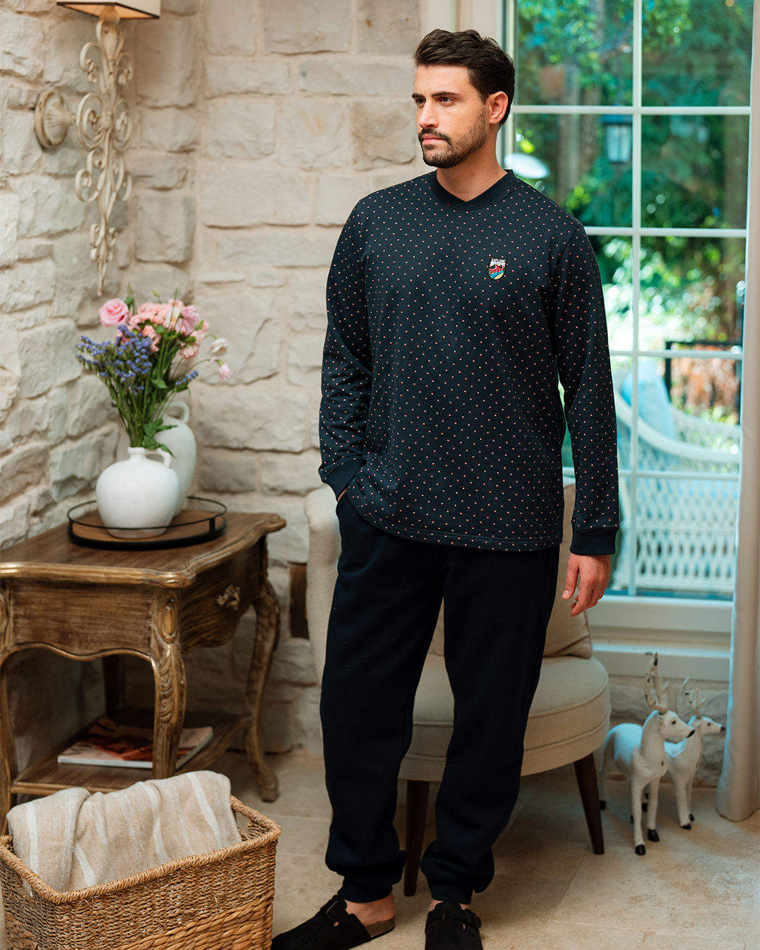 بيجاما كُم طويل و بنطلون المستكشف