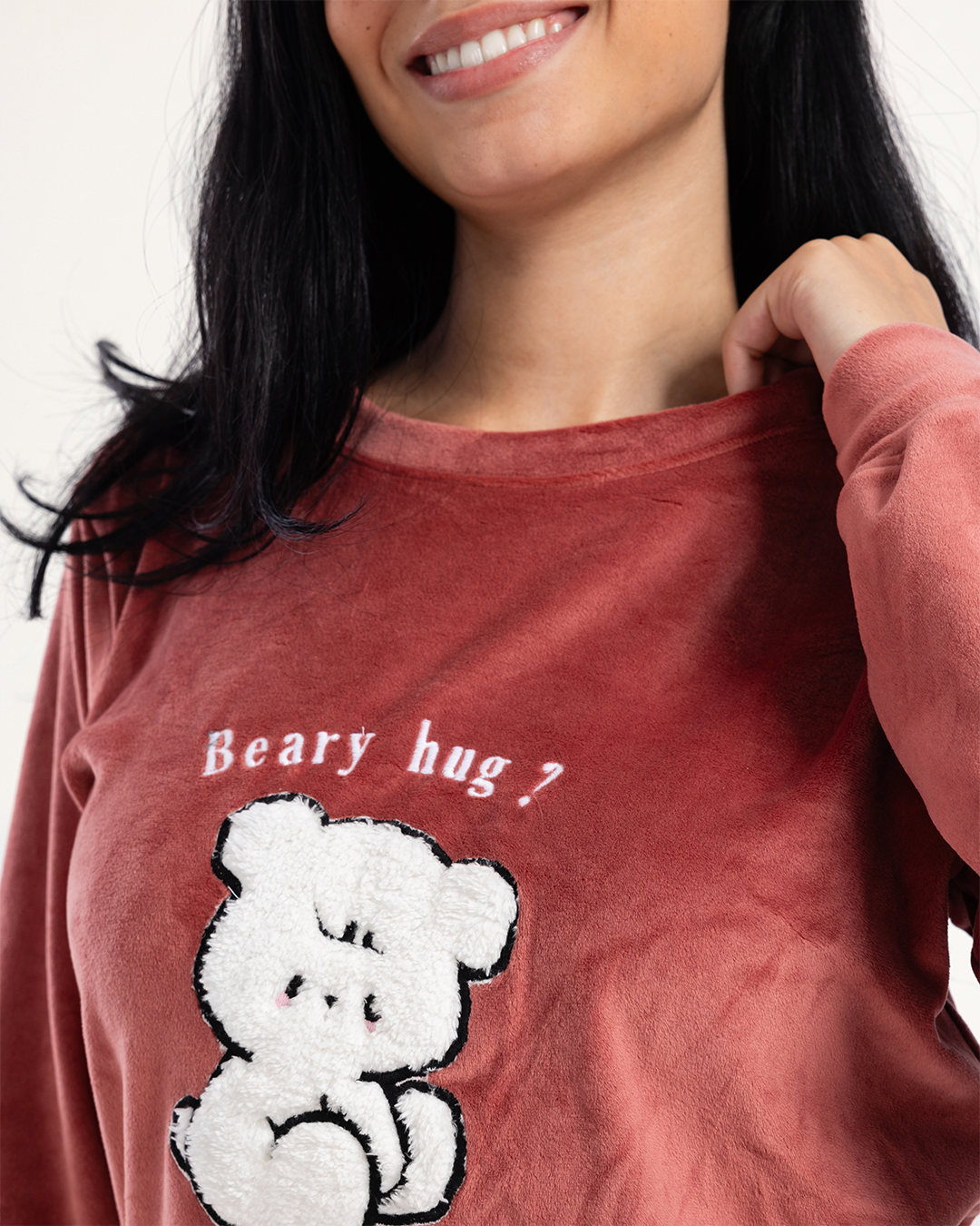 بيجاما قطيفه دبدوب