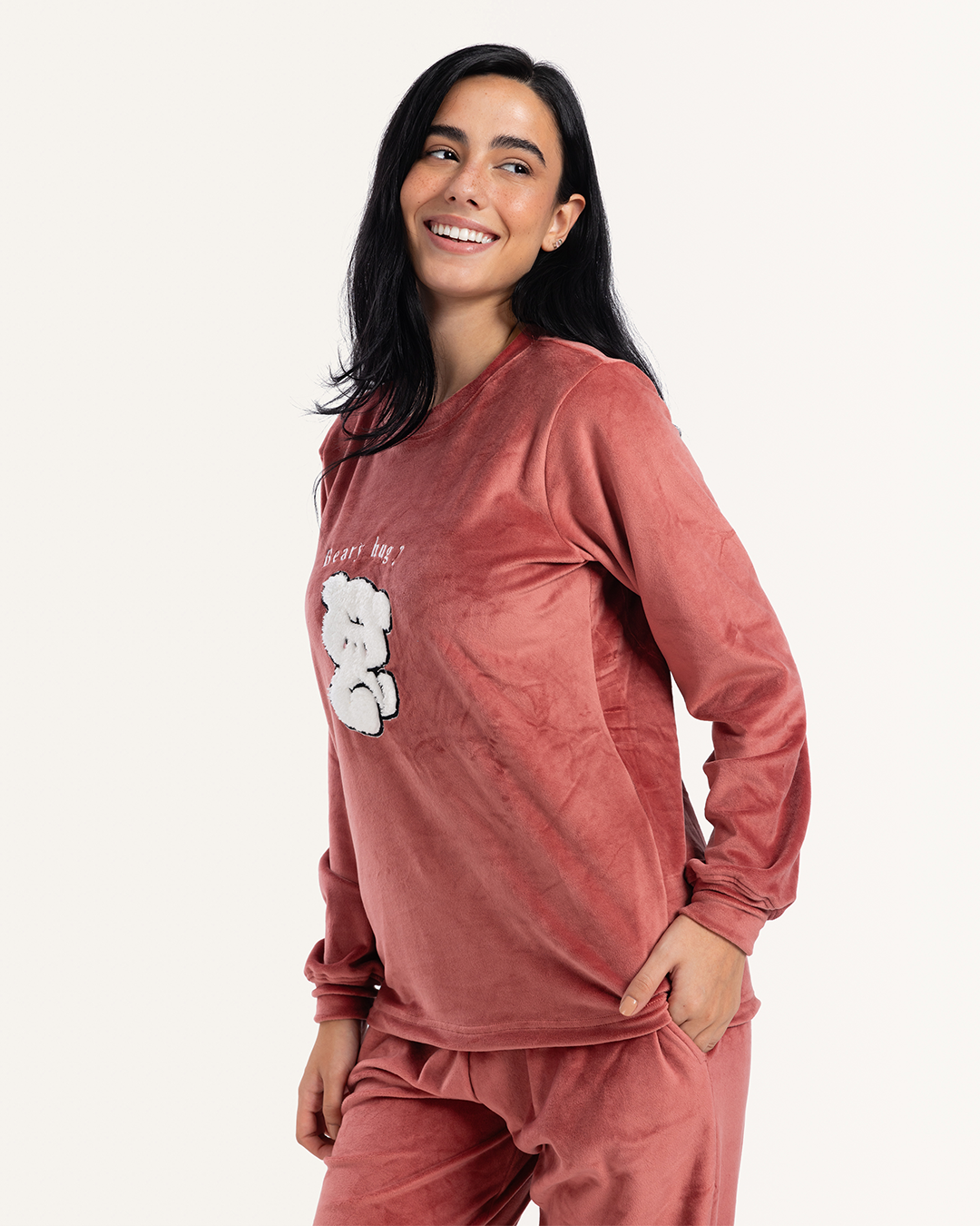 بيجاما قطيفه دبدوب