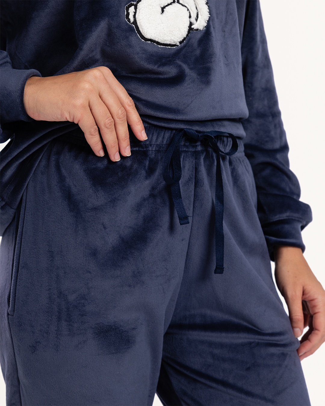 بيجاما قطيفه دبدوب