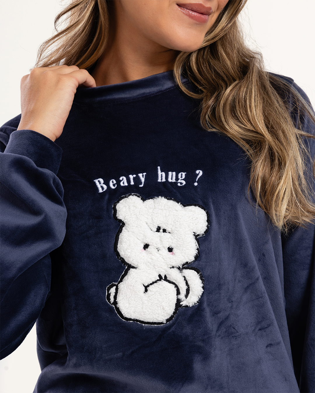 بيجاما قطيفه دبدوب