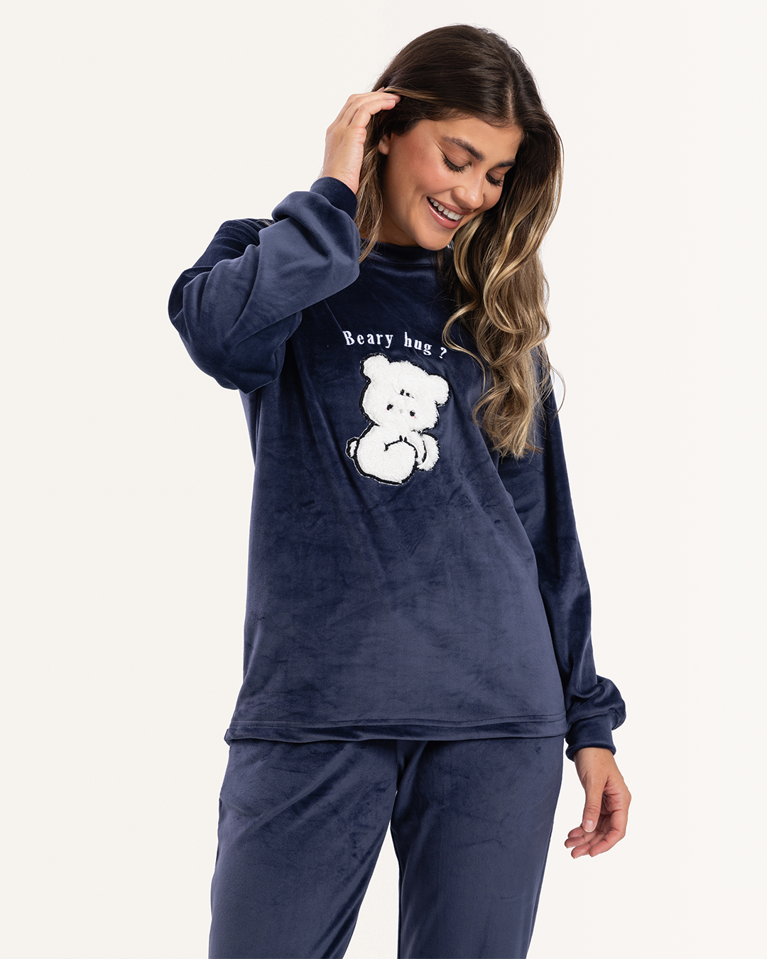 بيجاما قطيفه دبدوب