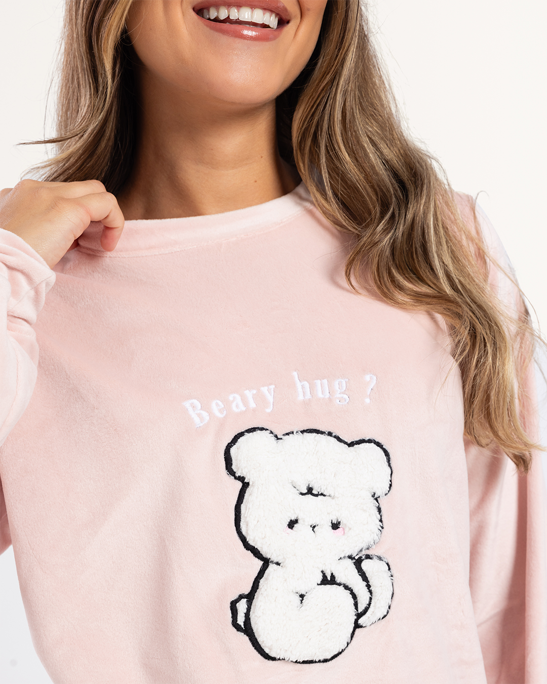 بيجاما قطيفه دبدوب