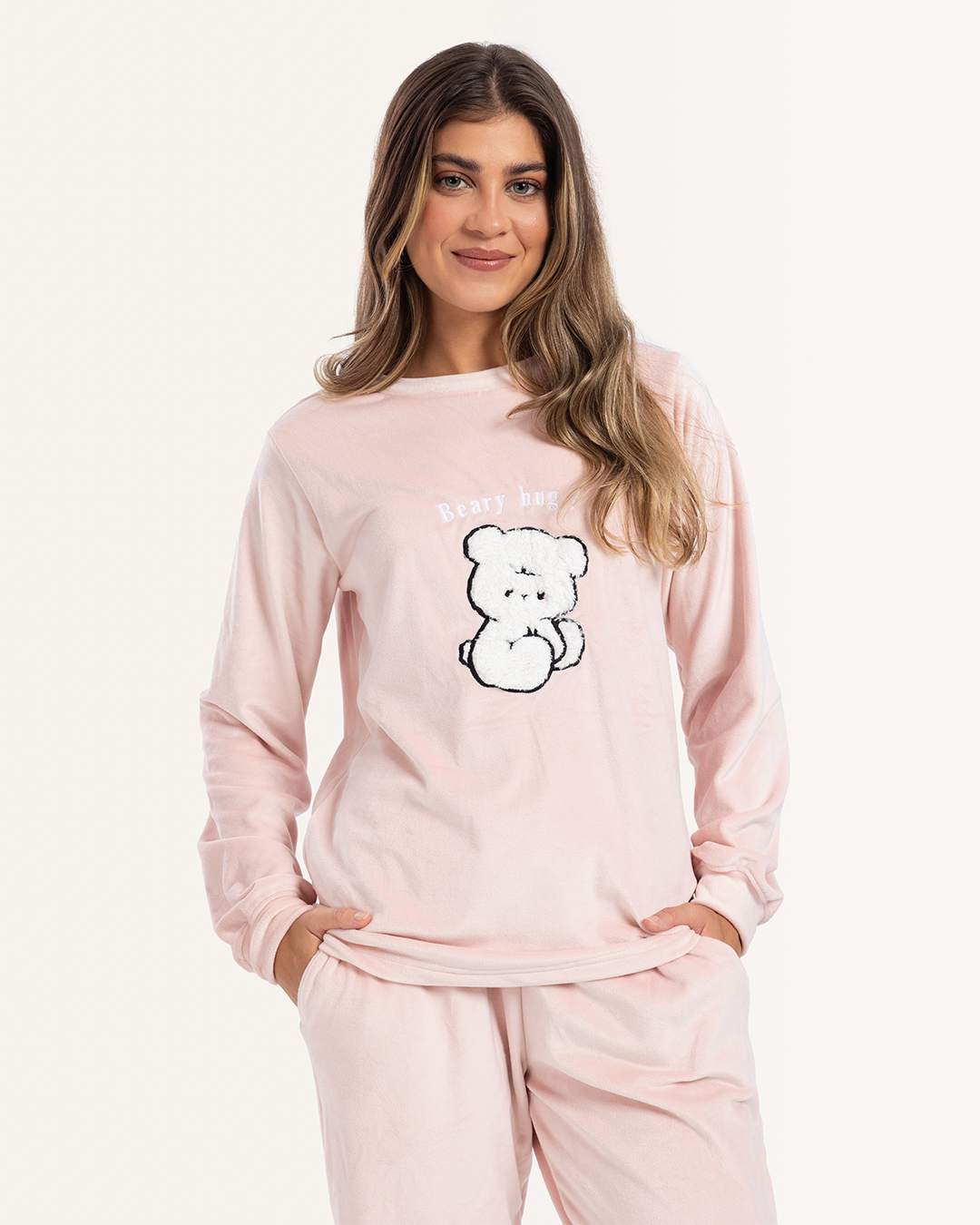 بيجاما قطيفه دبدوب