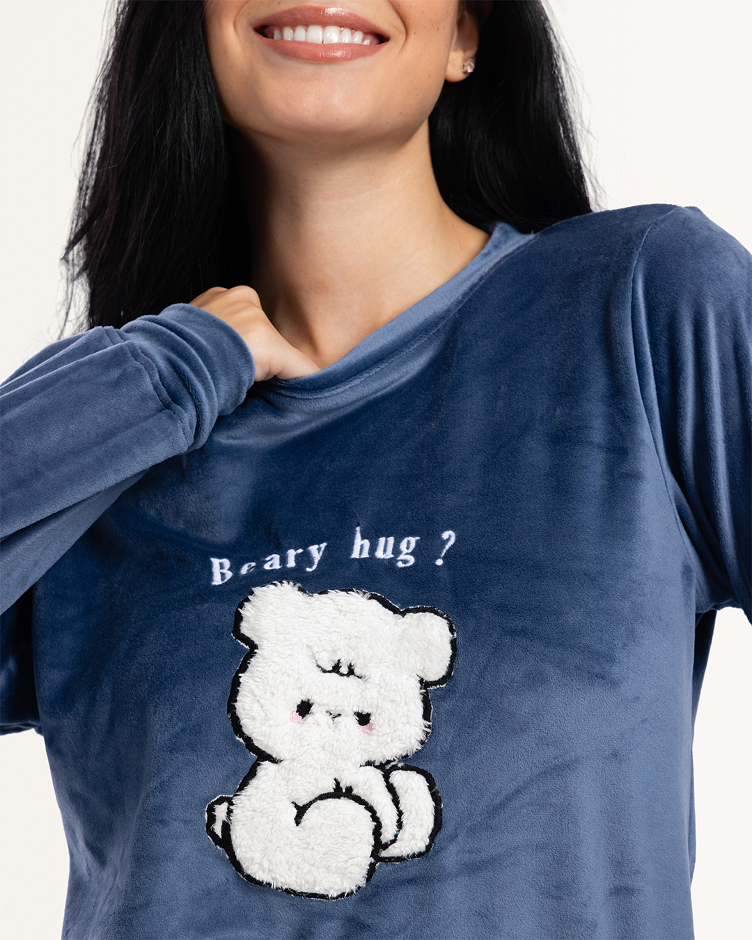 بيجاما قطيفه دبدوب