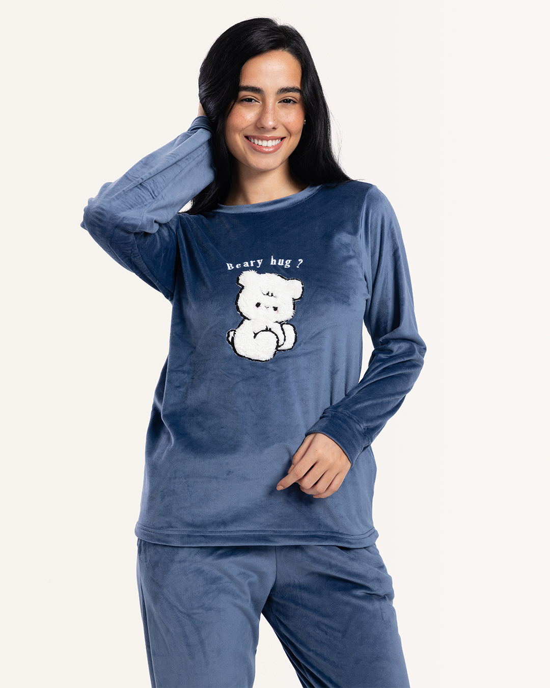 بيجاما قطيفه دبدوب