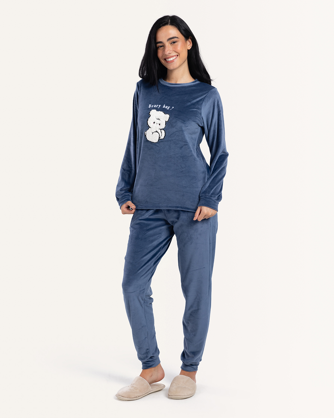 بيجاما قطيفه دبدوب