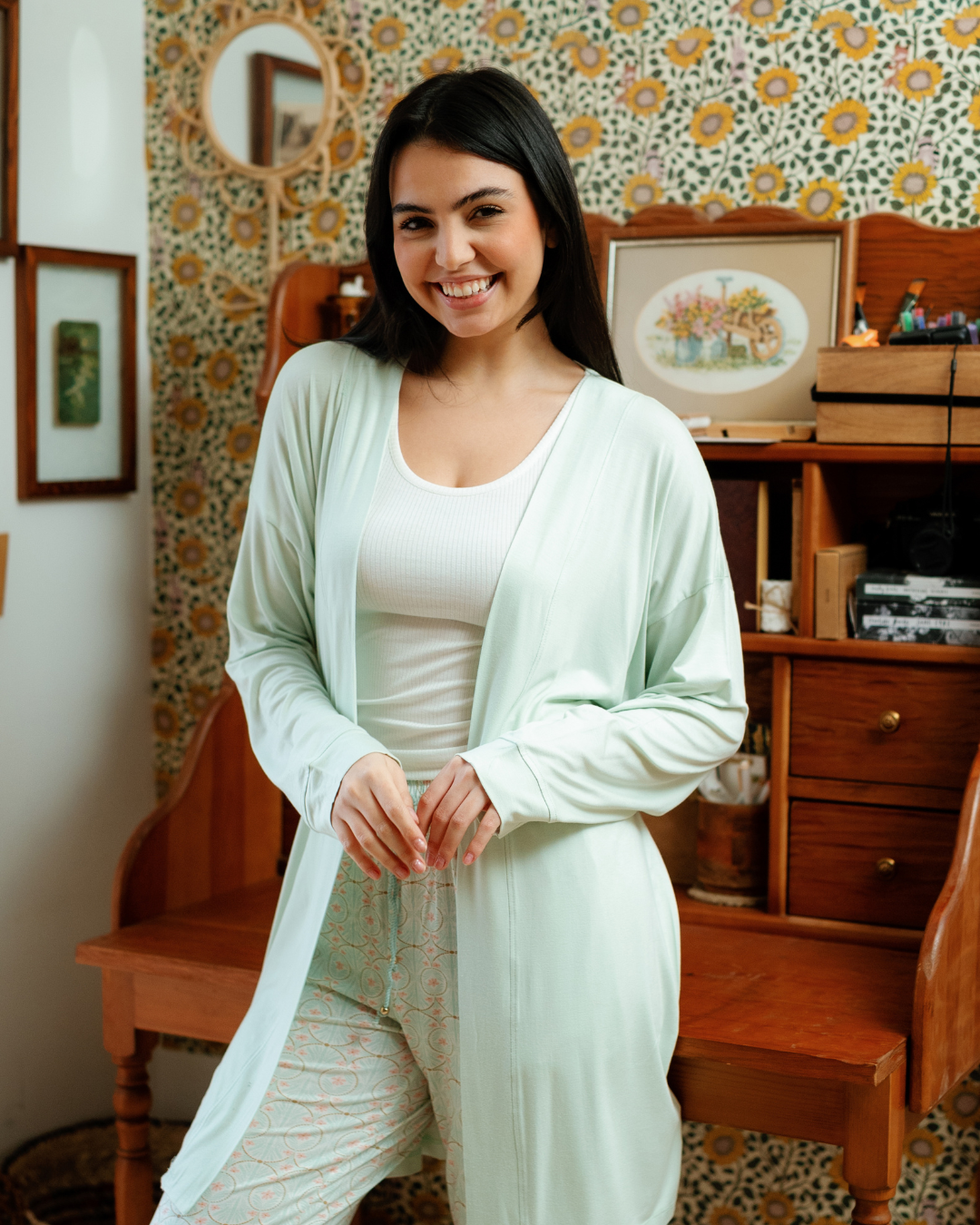 بيجاما حريمى 3 قطع ألوان الربيع