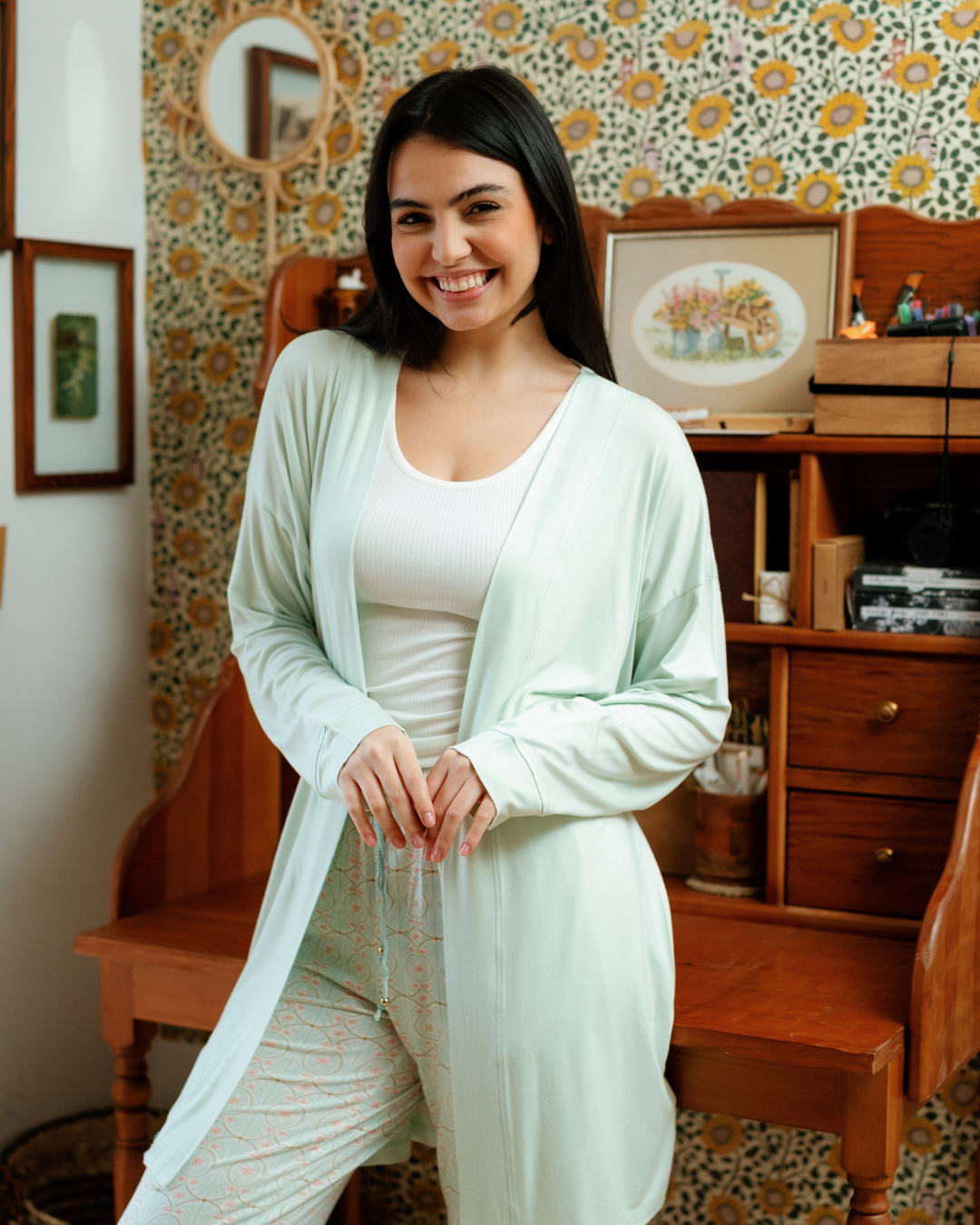 بيجاما حريمى 3 قطع ألوان الربيع