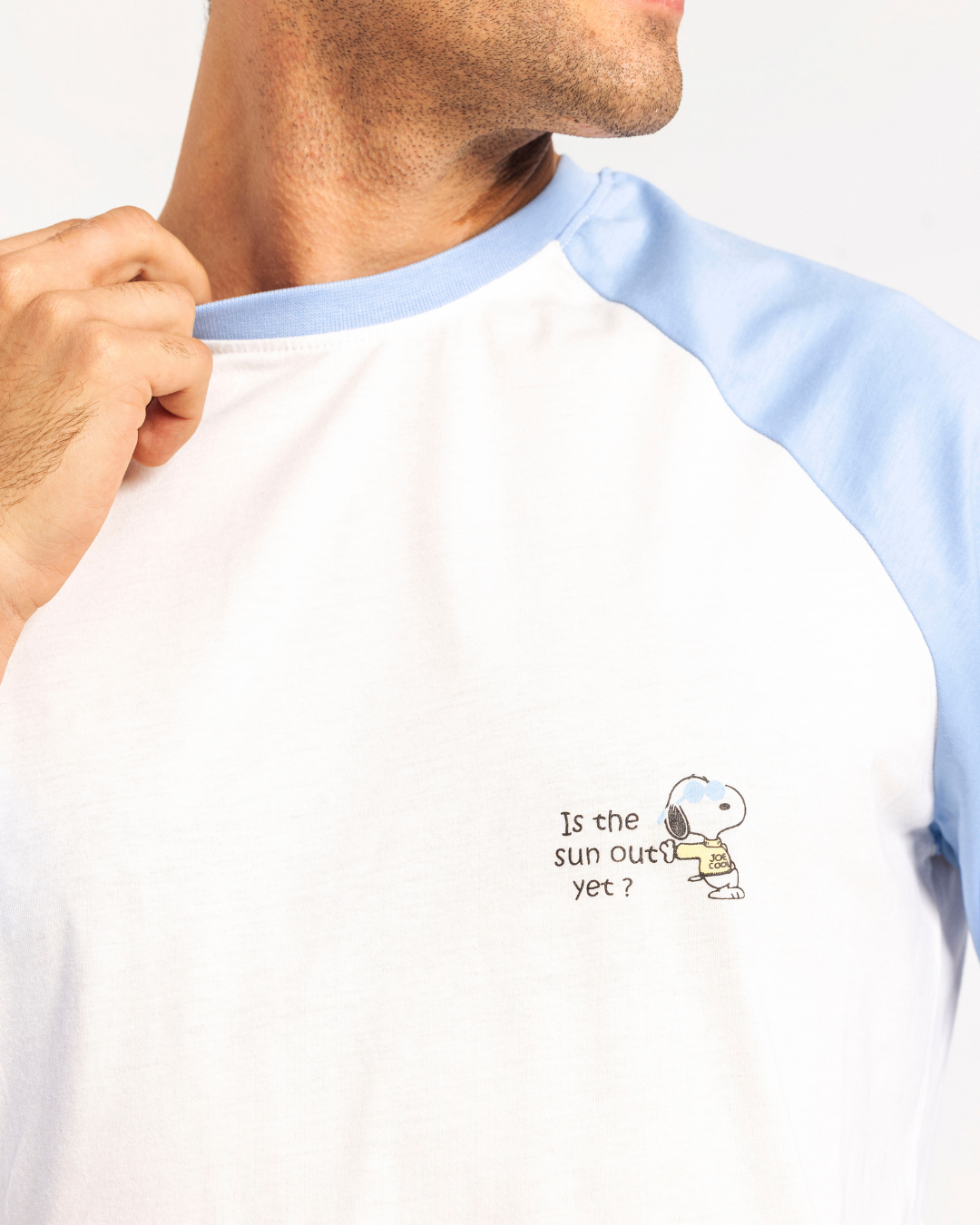 بيجاما رجالي بكم و بنطلون خطوط باللوان الربيع