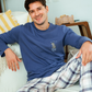 Men's Long Sleeve Checkered Spring Pajamas
