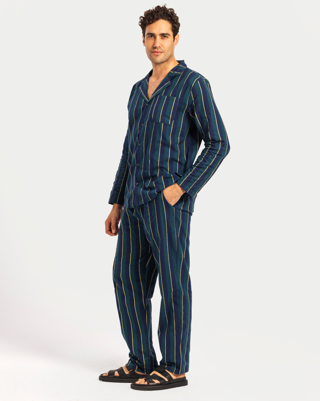 بيجاما كلاسيك رجالى ألوان ملكية