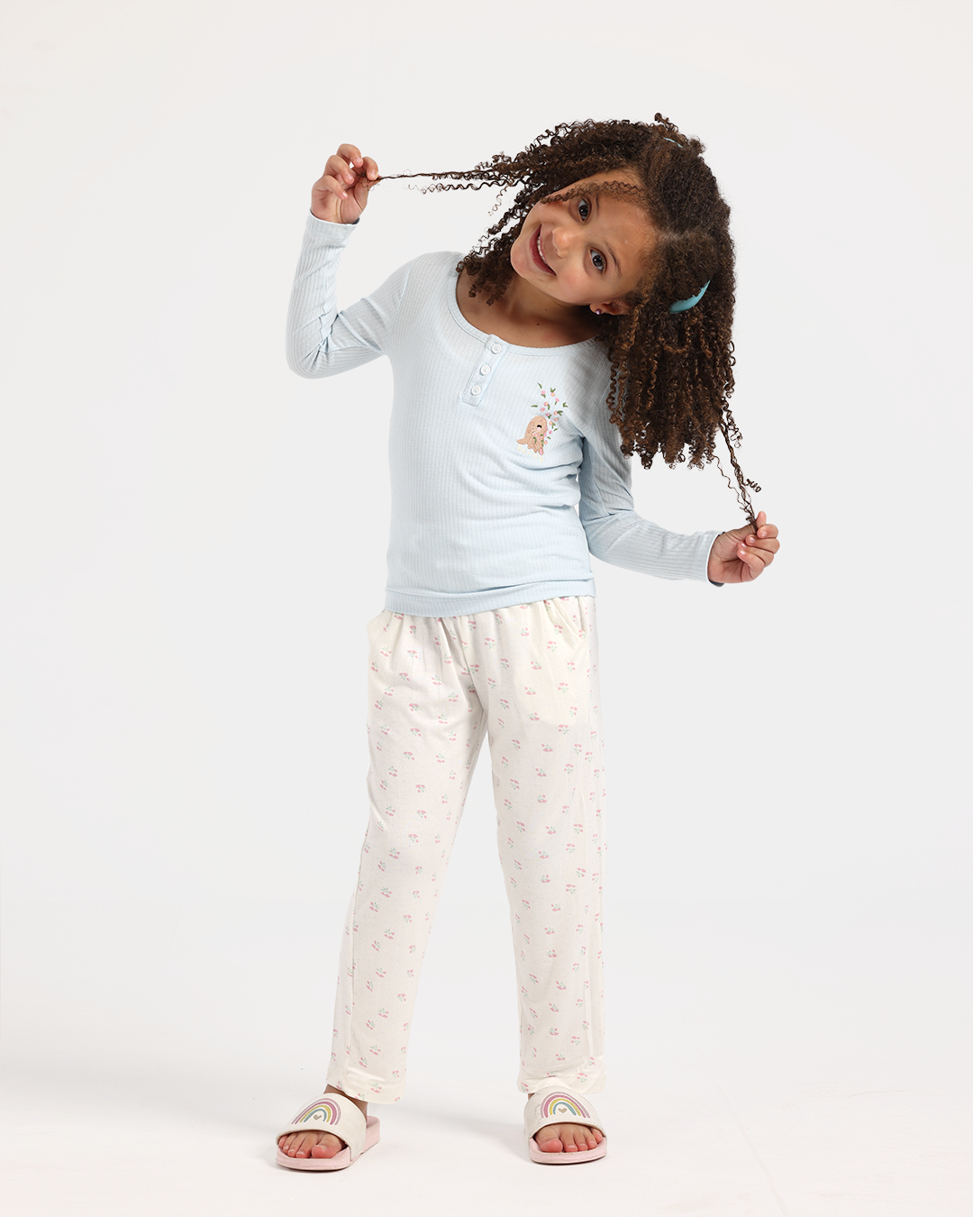 بيجاما أطفال بناتى كائنات الربيع