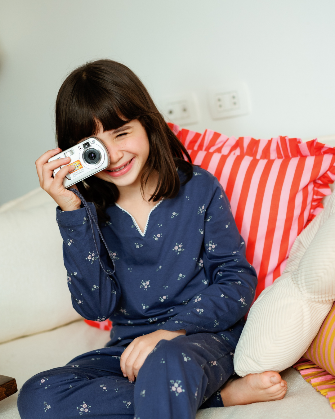 بيجاما بناتي بكُم ورود الربيع