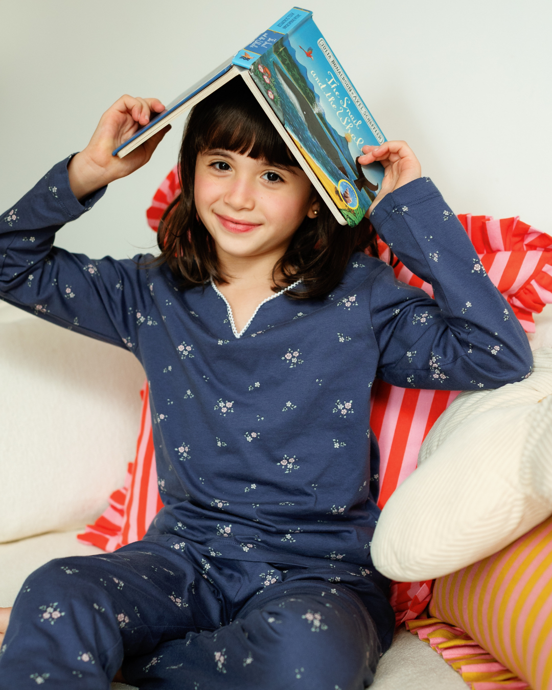 بيجاما بناتي بكُم ورود الربيع