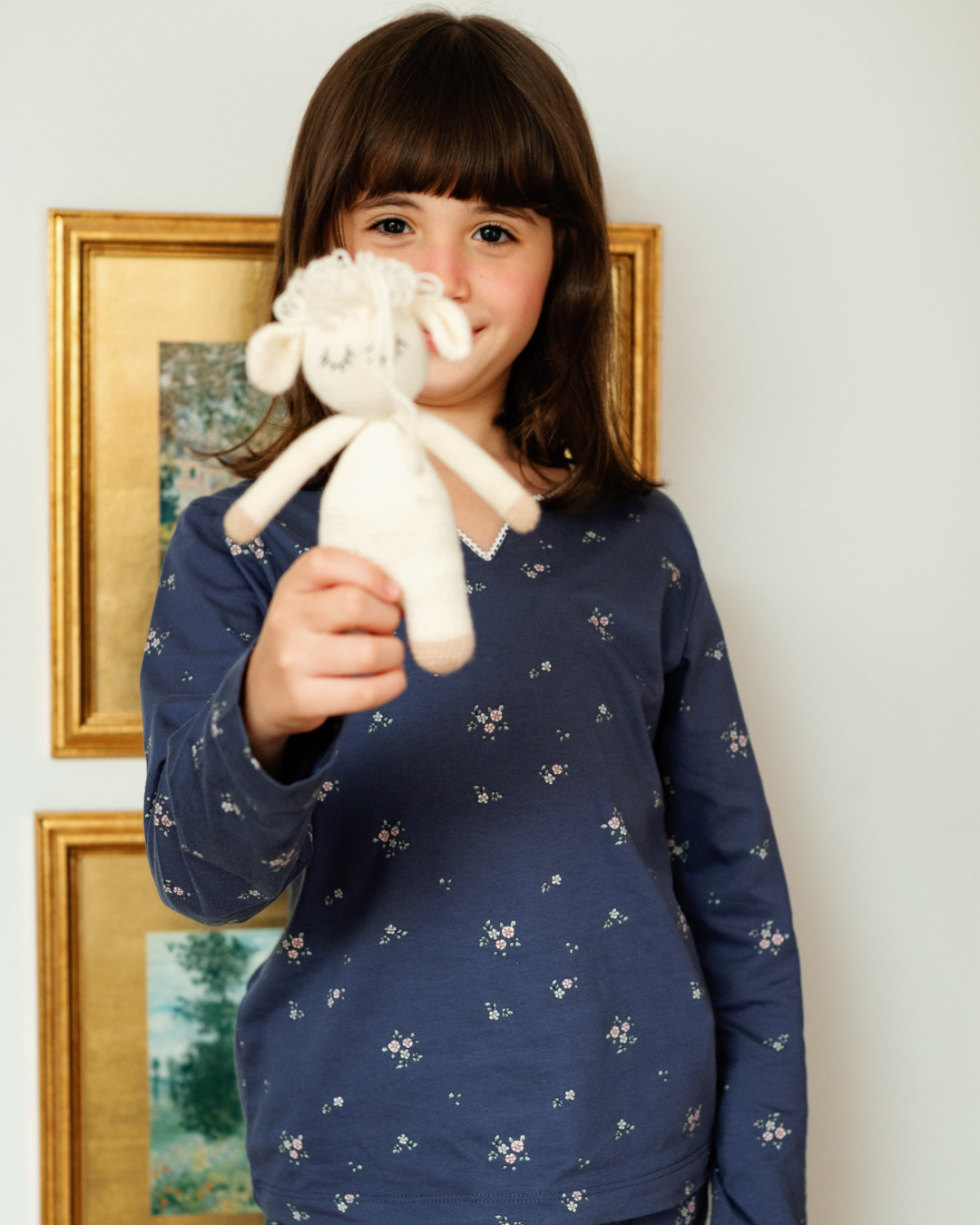 بيجاما بناتي بكُم ورود الربيع