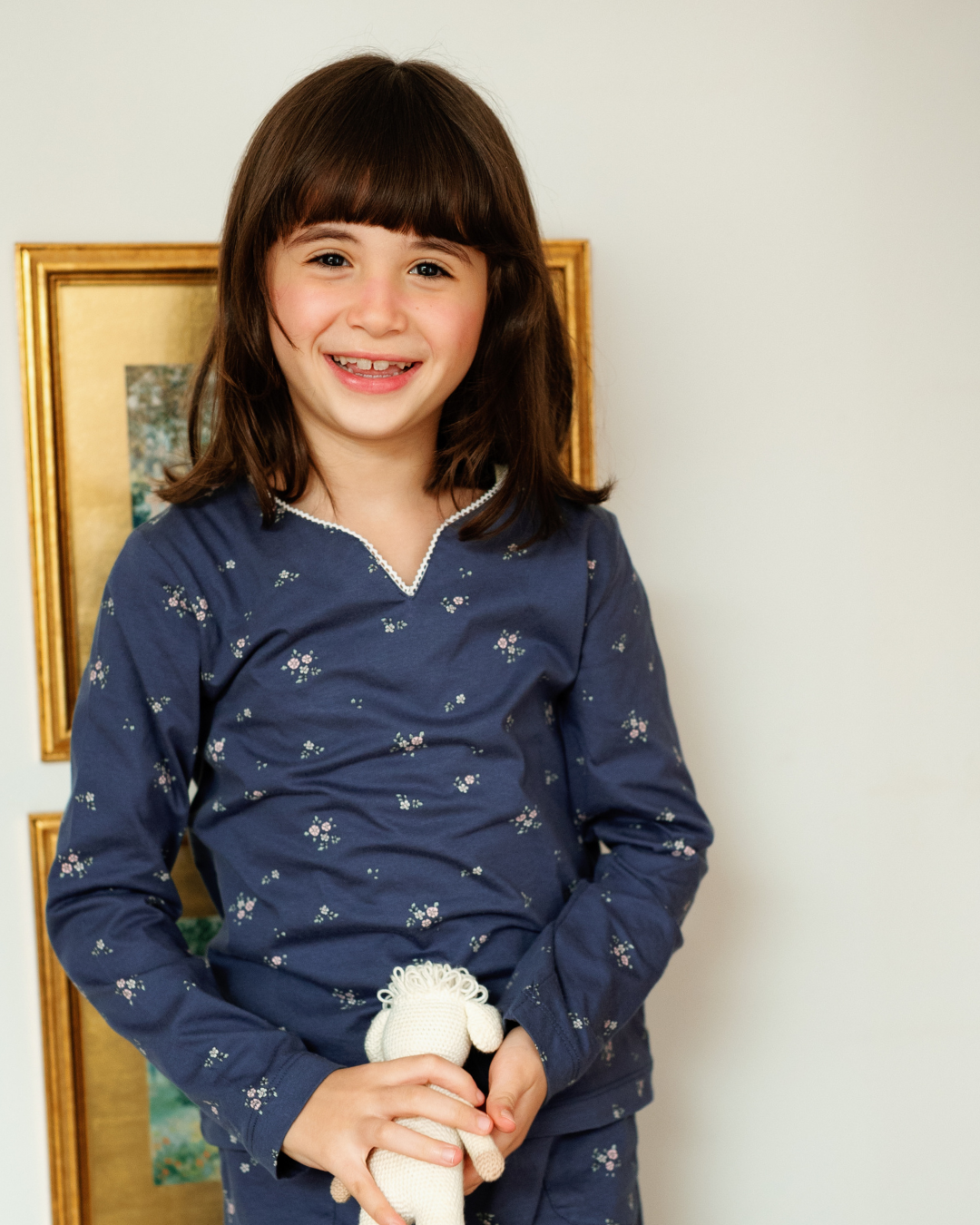 بيجاما بناتي بكُم ورود الربيع