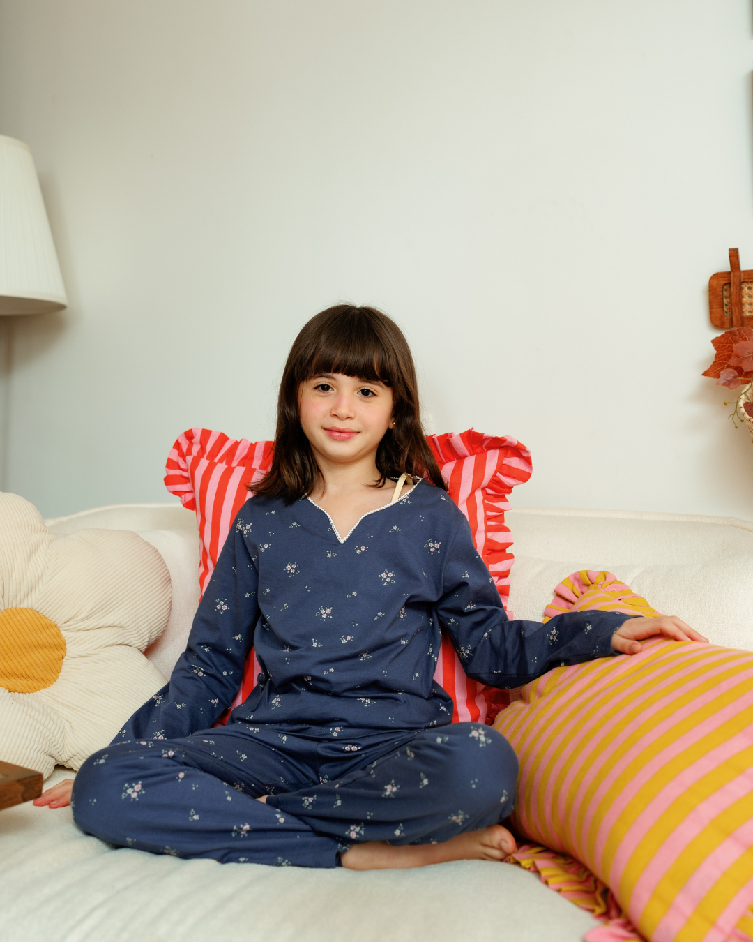 بيجاما بناتي بكُم ورود الربيع