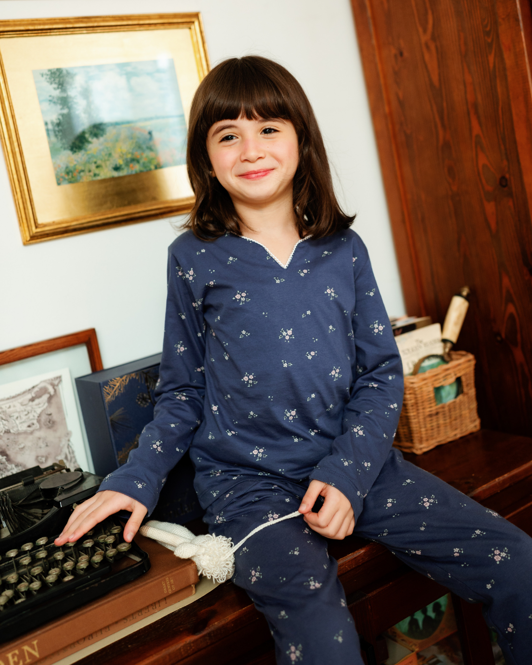 بيجاما بناتي بكُم ورود الربيع