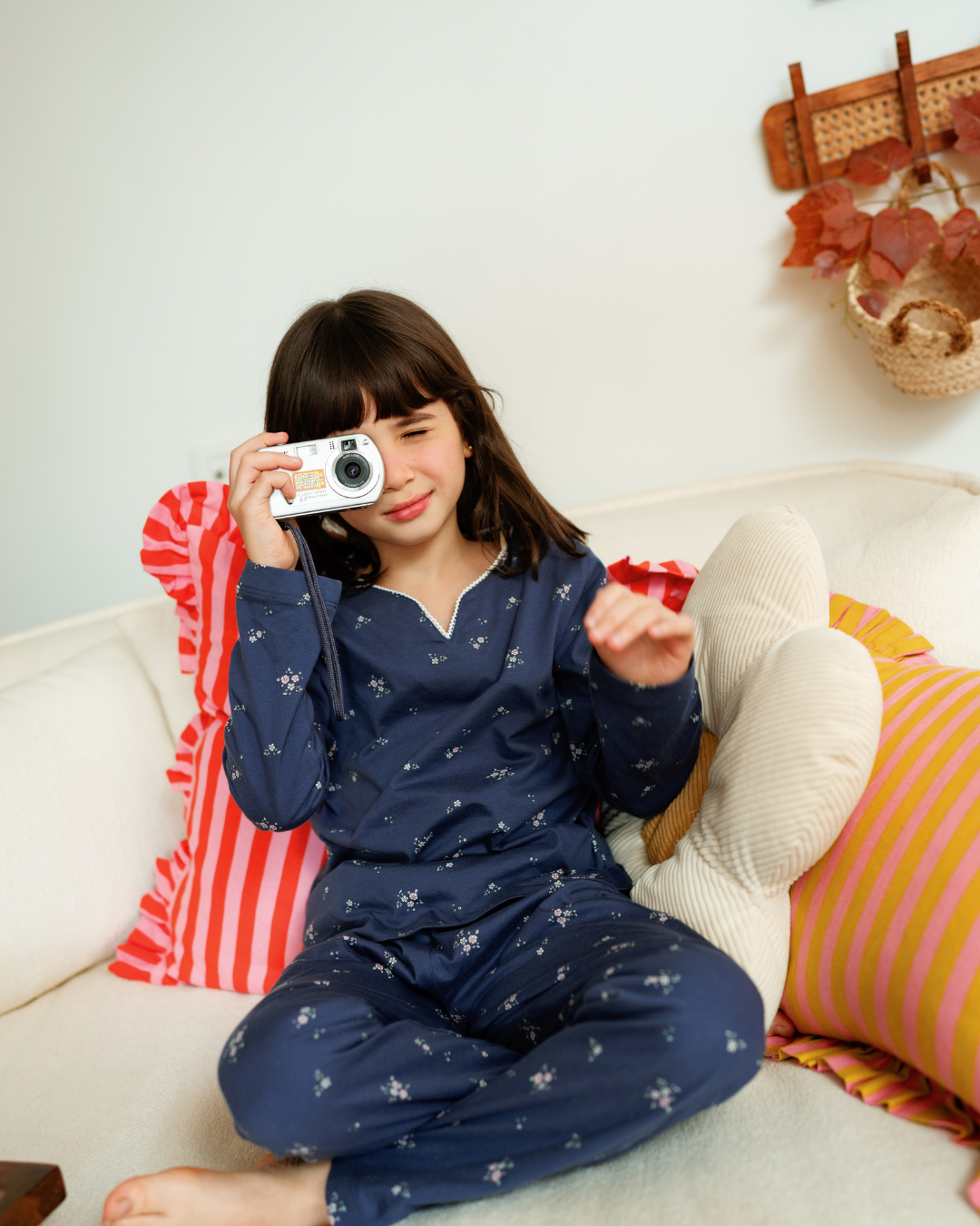 بيجاما بناتي بكُم ورود الربيع