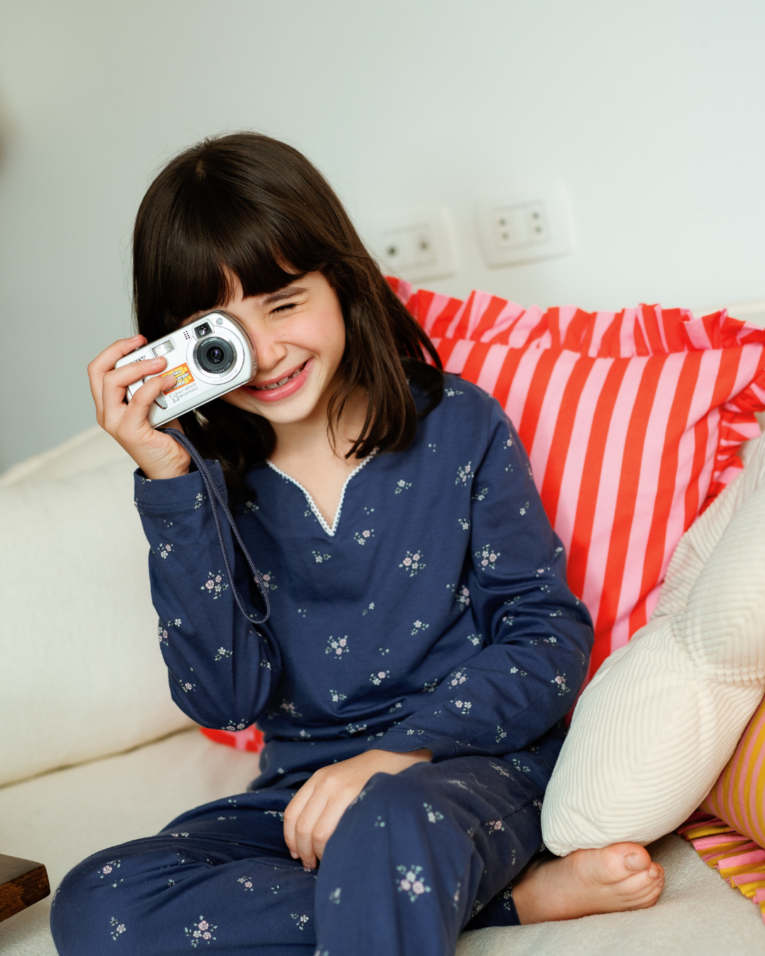 بيجاما بناتي بكُم ورود الربيع