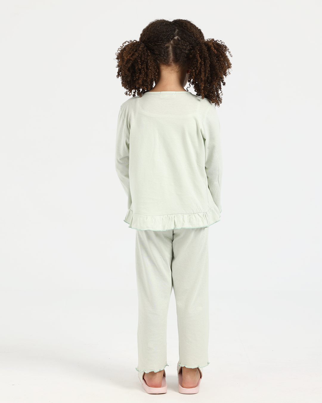 بيجاما بناتى بكم و كرنشه صغيره