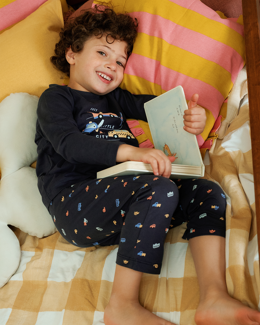 بيجاما أولادي بكُم السيارات السريعة