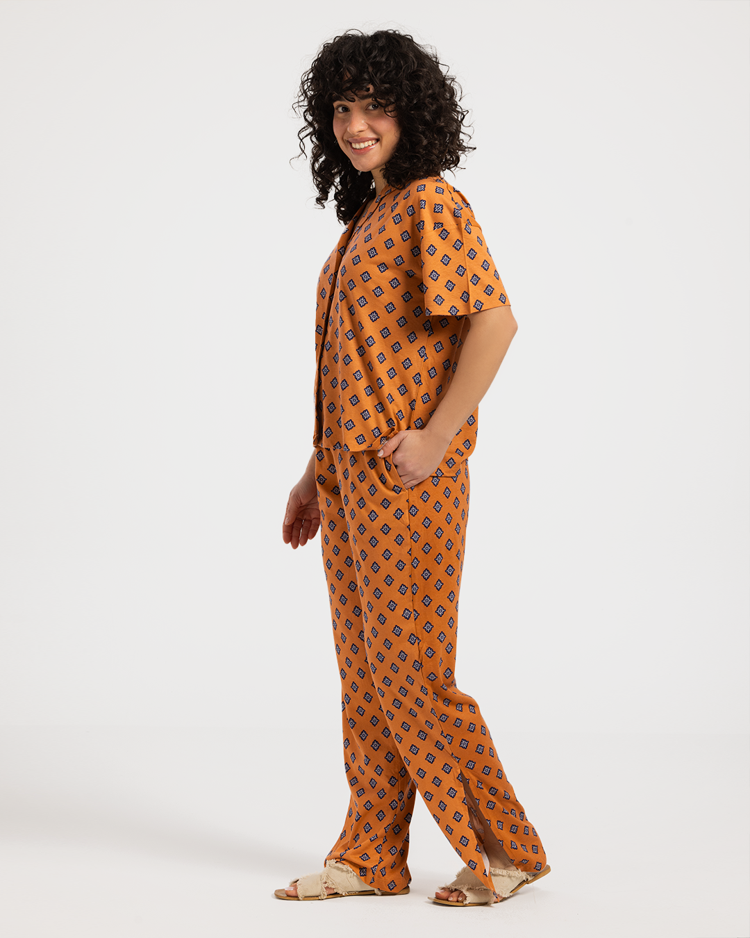Women Soft and Cute Geometrical Pajama