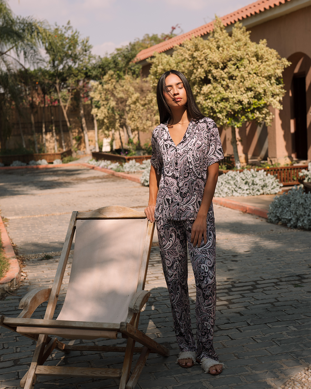 بيجامه حريمي كلاسيك