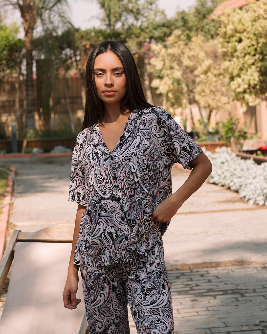 بيجامه حريمي كلاسيك