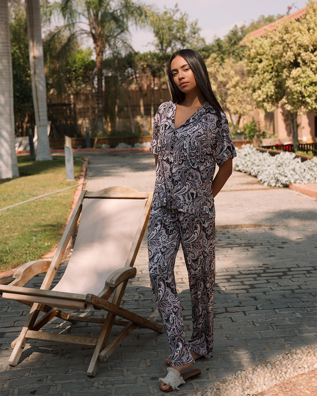 بيجامه حريمي كلاسيك