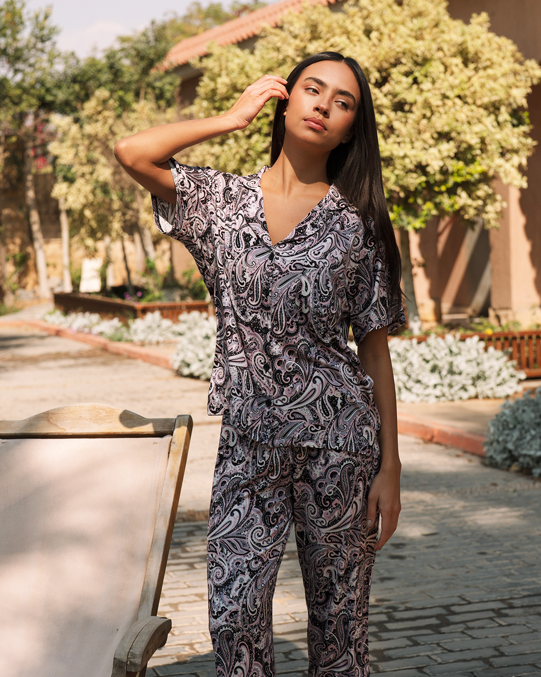 بيجامه حريمي كلاسيك