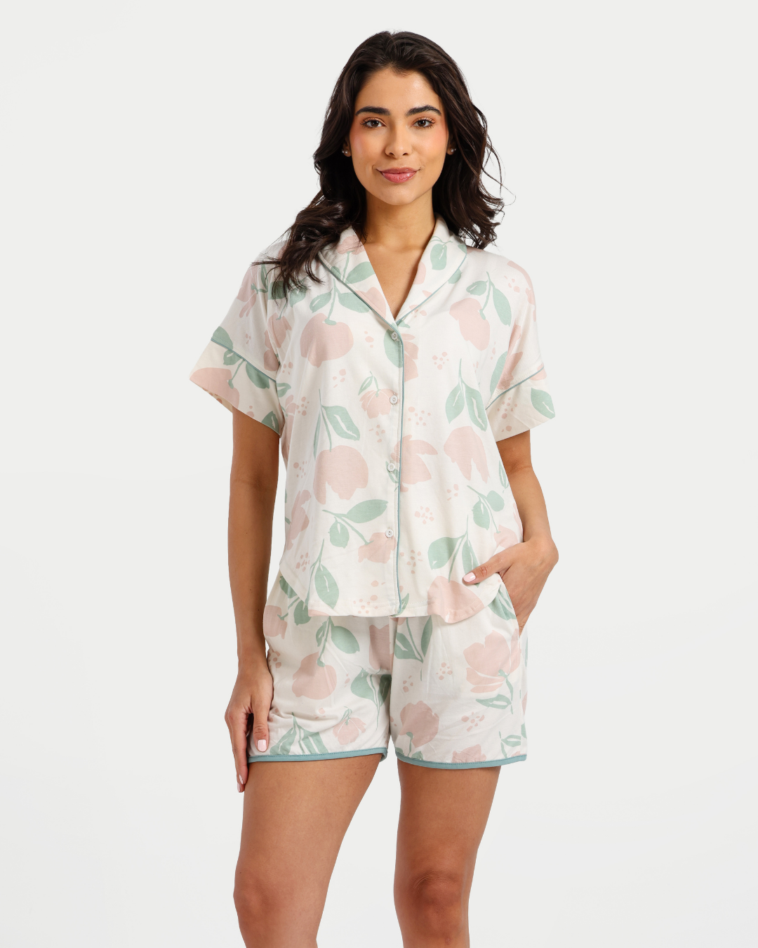 Large Floral Short Pajamas