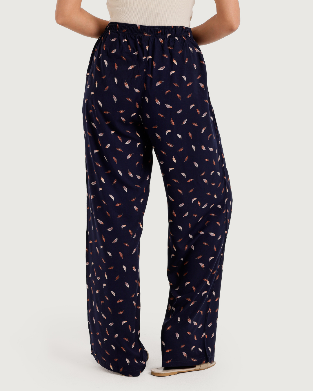 Women's viscose flower pants