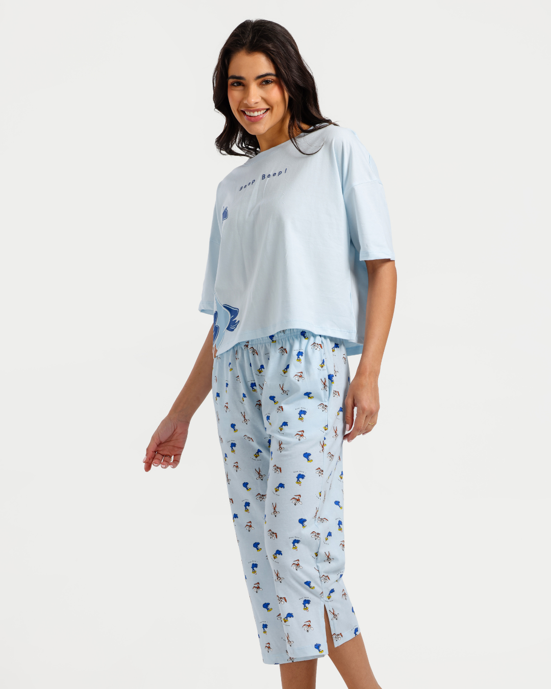 بيجاما بنتاكور حريمي بطبعة مرحة