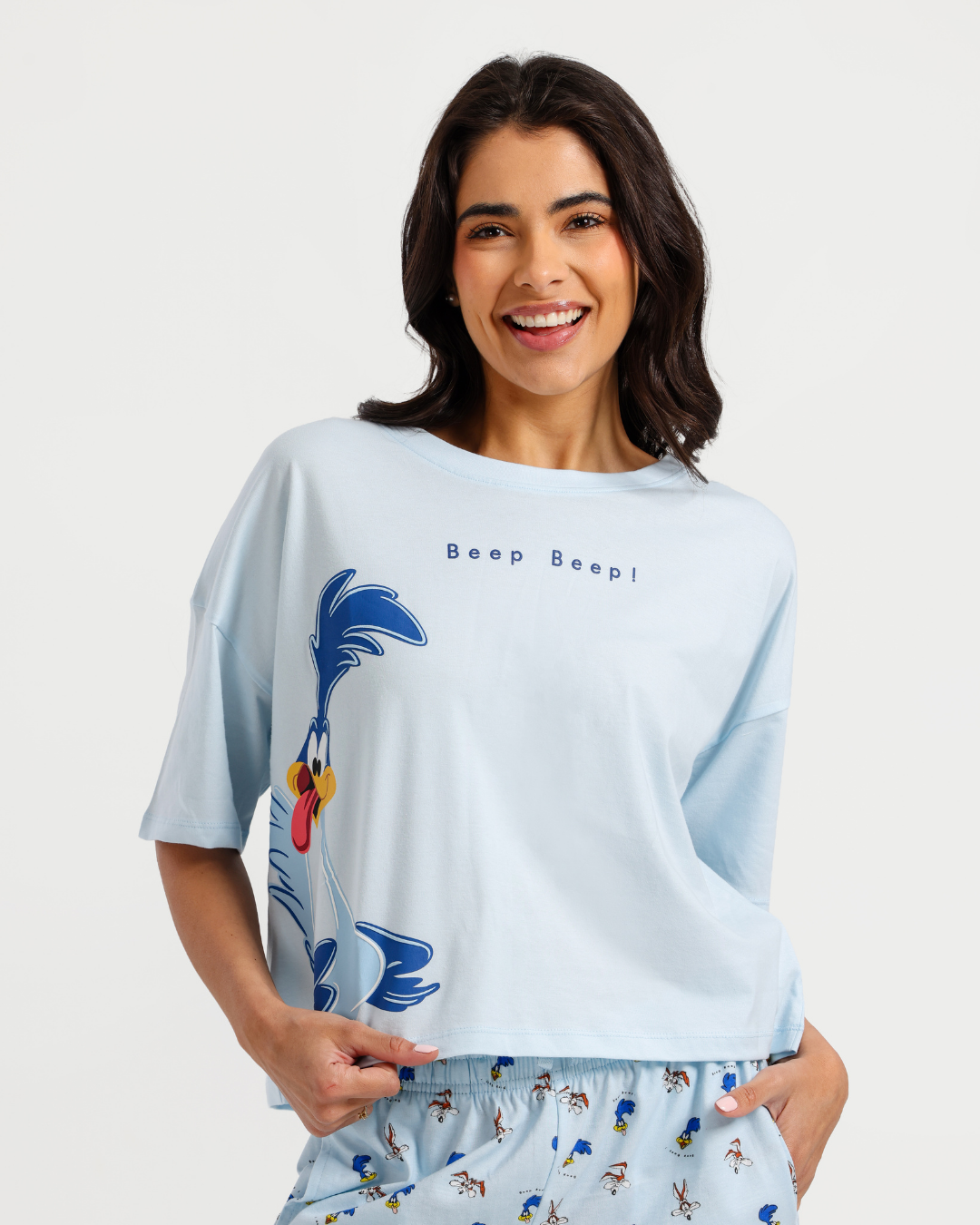 بيجاما بنتاكور حريمي بطبعة مرحة