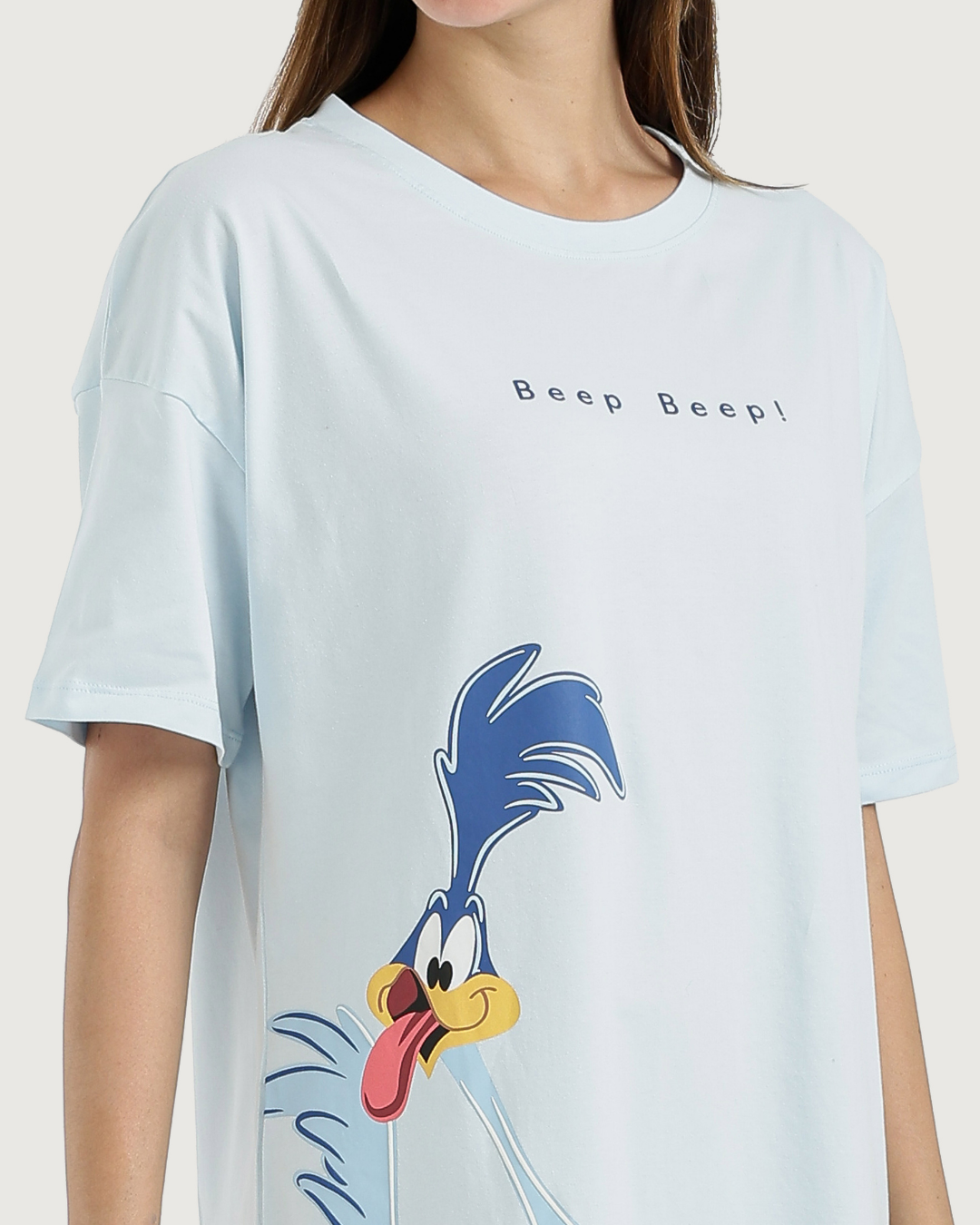 Oversized Women's Nightshirt with Fun Print