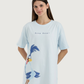 Oversized Women's Nightshirt with Fun Print