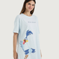 Oversized Women's Nightshirt with Fun Print