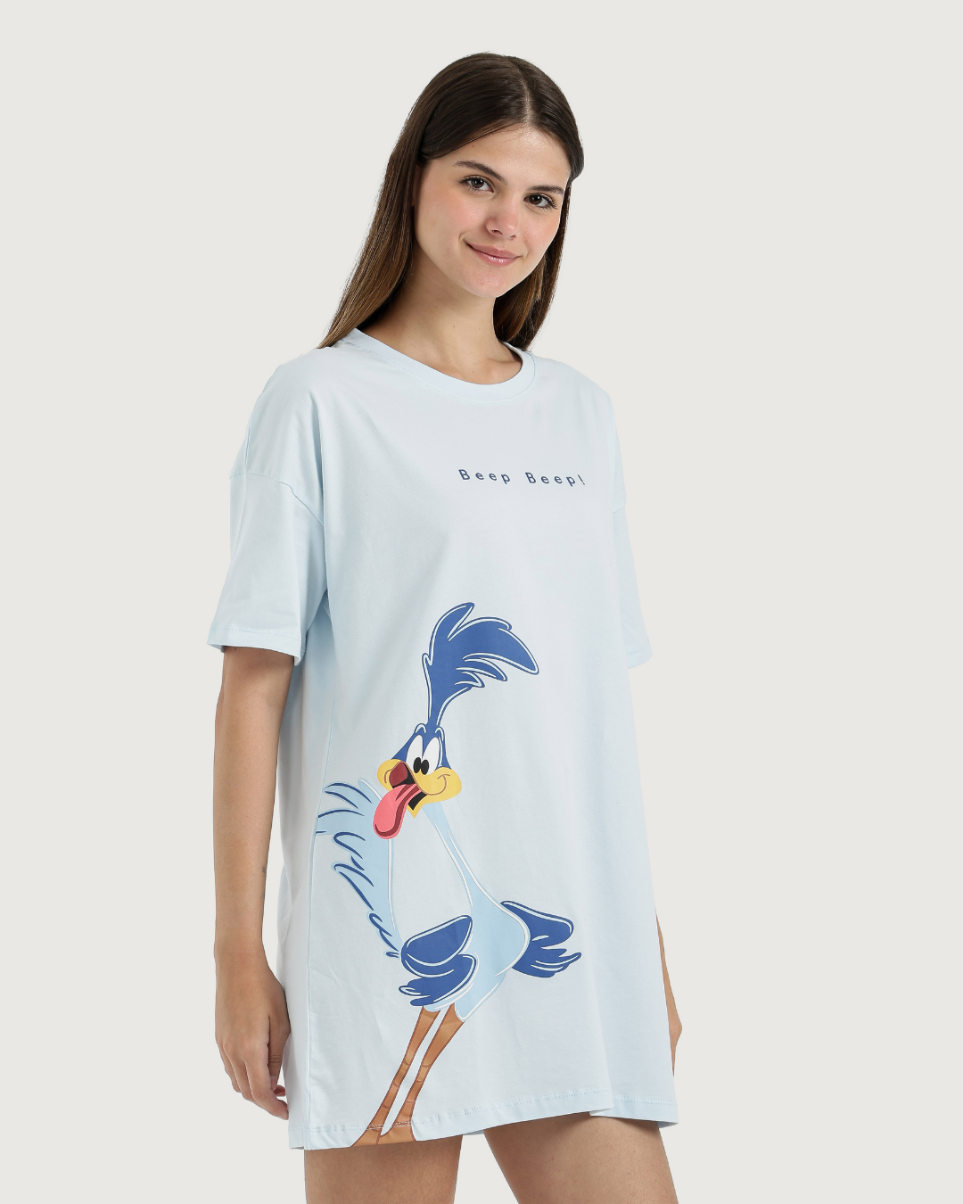 Oversized Women's Nightshirt with Fun Print