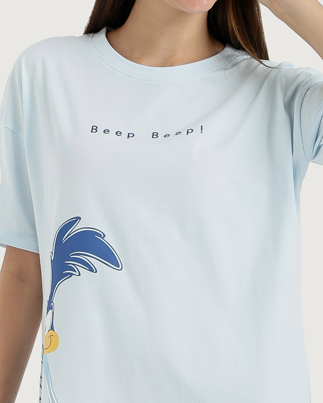 Oversized Women's Nightshirt with Fun Print