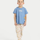 Little Pilot Pajama in Bright Blue