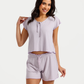Modal Lycra Short Pajamas Lavender Dream