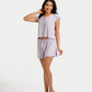 Modal Lycra Short Pajamas Lavender Dream