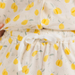 Cute lemon women's button-up pajamas