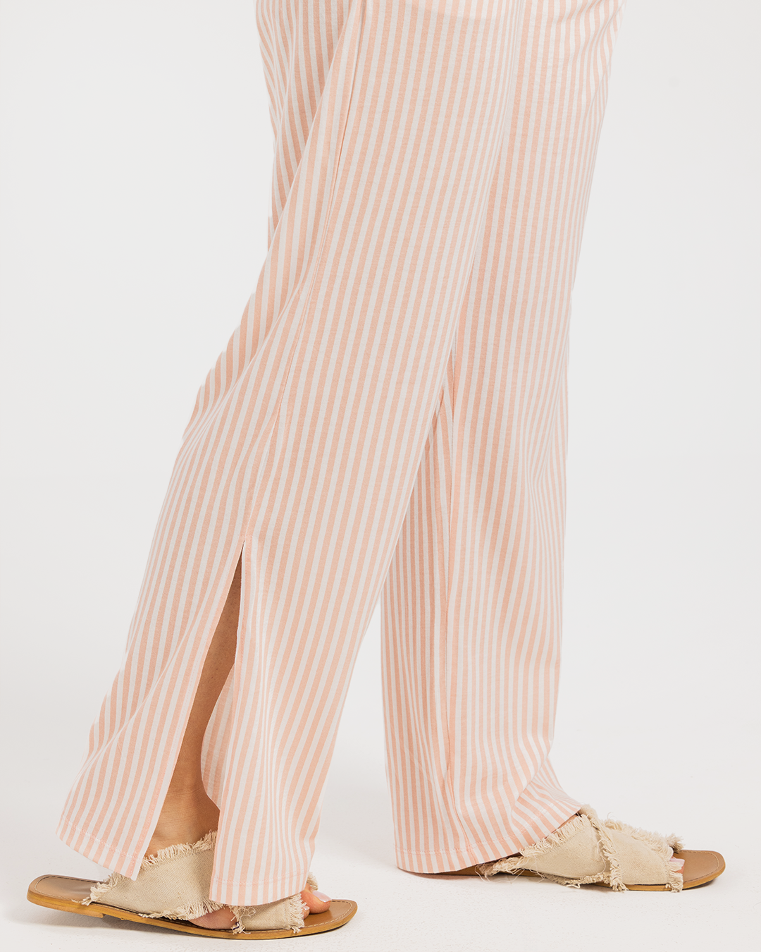 Striped Cotton Modal Pants Pajamas