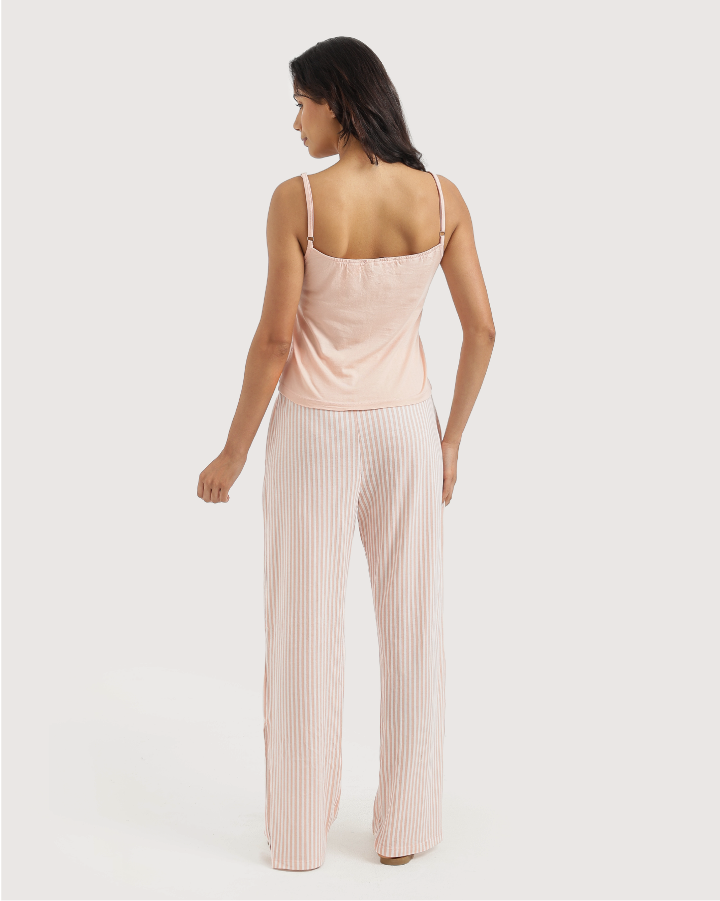 Striped Cotton Modal Pants Pajamas