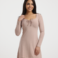 Modal Lycra Sleeve Dress