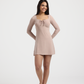 Modal Lycra Sleeve Dress