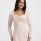 Modal Lycra Sleeve Dress